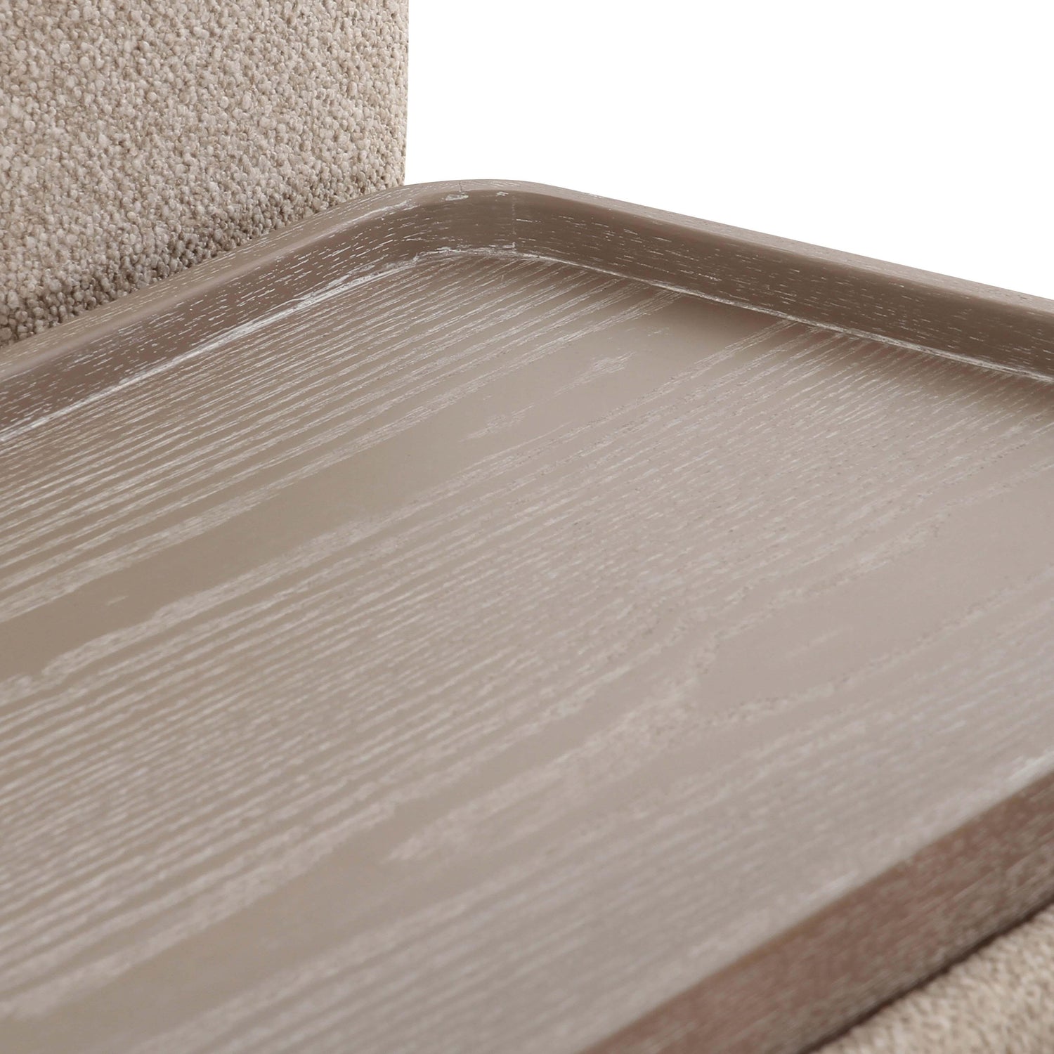 Sylvie Cream Boucle 4-Piece Right Chaise Sectional