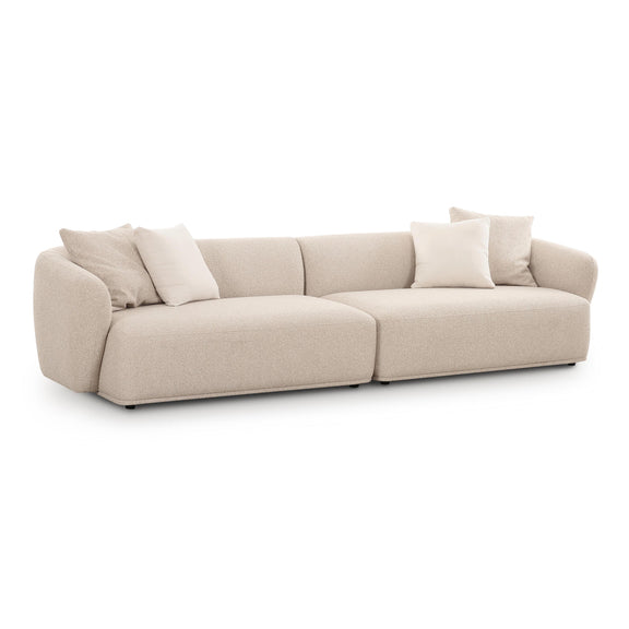 Sylvie Cream Boucle 4-Seater Sofa