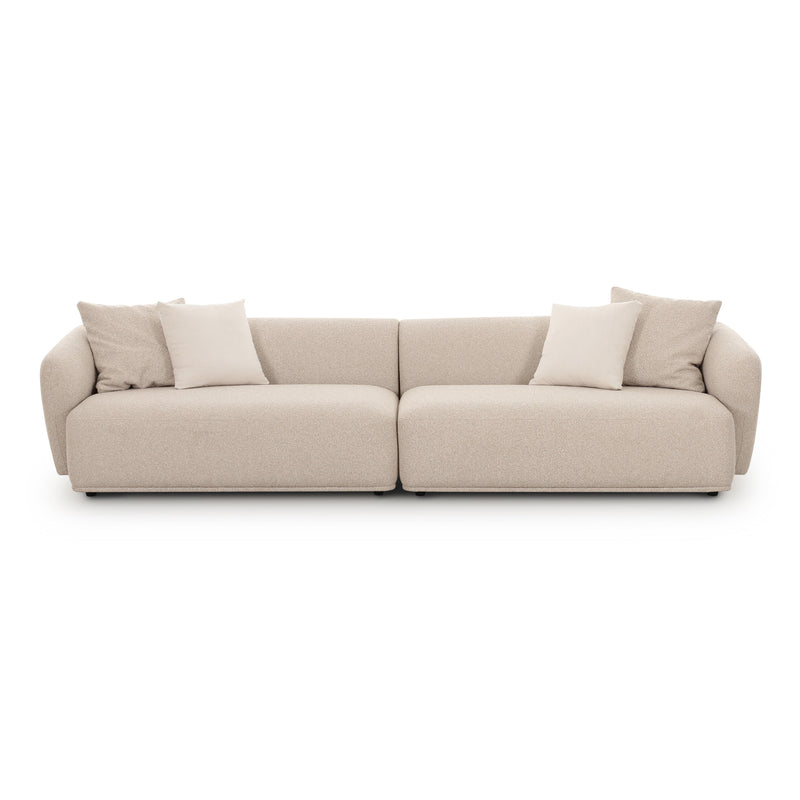 Sylvie Cream Boucle 4-Seater Sofa