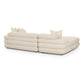 Lulu Cream Boucle Modular LAF Sectional