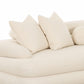 Lulu Cream Boucle Modular LAF Sectional