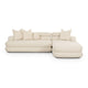 Lulu Cream Boucle Modular RAF Sectional