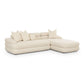 Lulu Cream Boucle Modular RAF Sectional