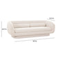 Simone Cream Boucle Sofa