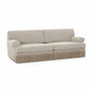 Yvette Warm Grey Boucle Sofa