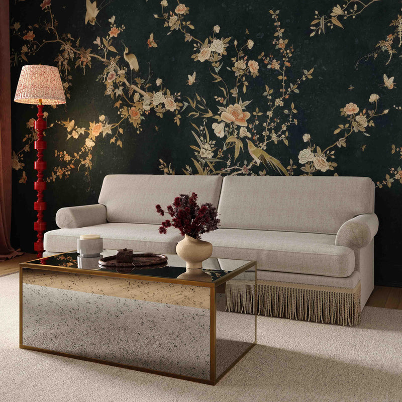 Yvette Warm Grey Boucle Sofa