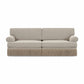 Yvette Warm Grey Boucle Sofa