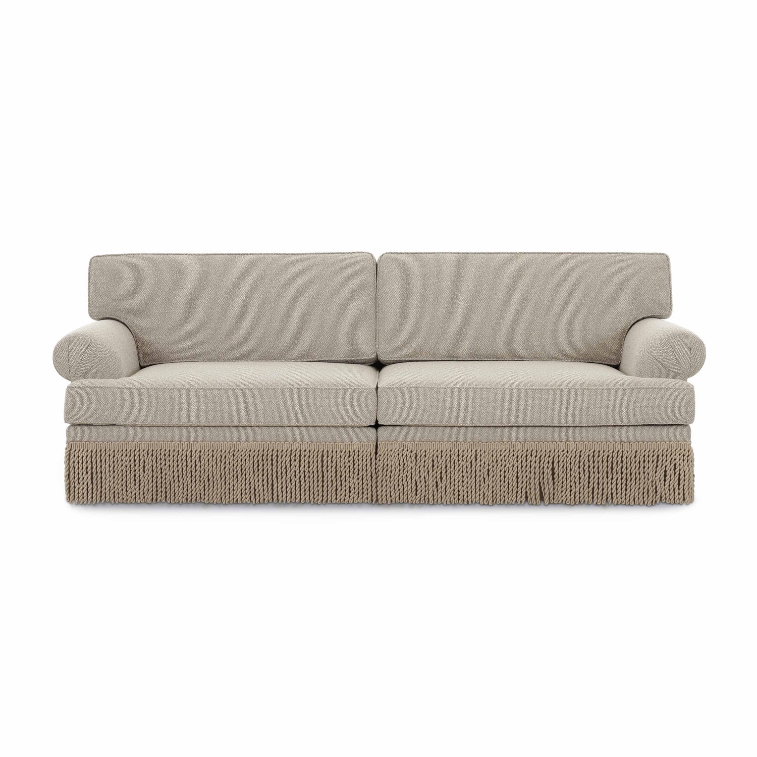 Yvette Warm Grey Boucle Sofa
