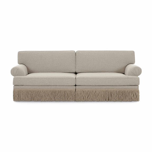Yvette Warm Grey Boucle Sofa