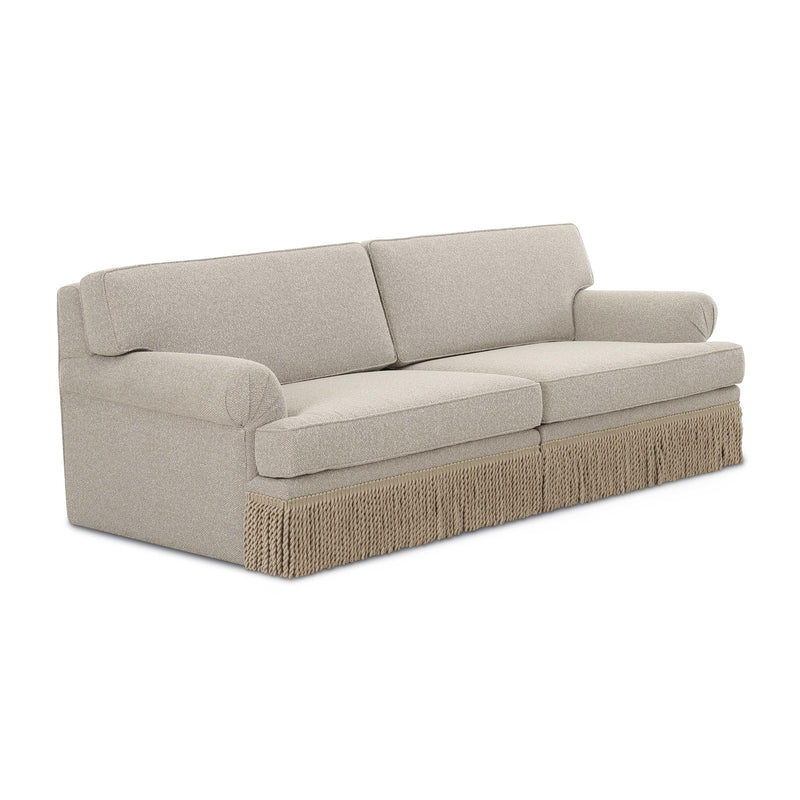 Yvette Warm Grey Boucle Sofa
