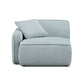 Travie Sea Blue Performance Corduroy Velvet LAF Corner Chair