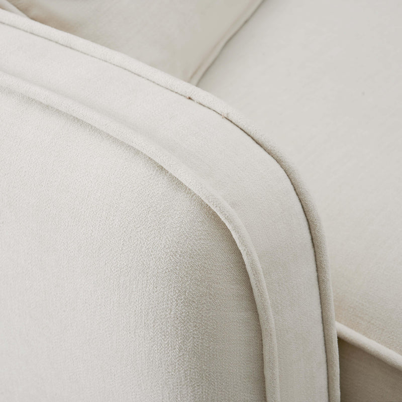 Travie Sand Upcycled Linen Modular L-Sectional