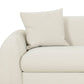 Kourtney Cream Faux Mohair 100 inch Sofa