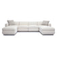 Perry Cream Chenille Modular U-Sectional
