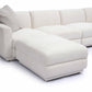 Perry Cream Chenille Modular U-Sectional