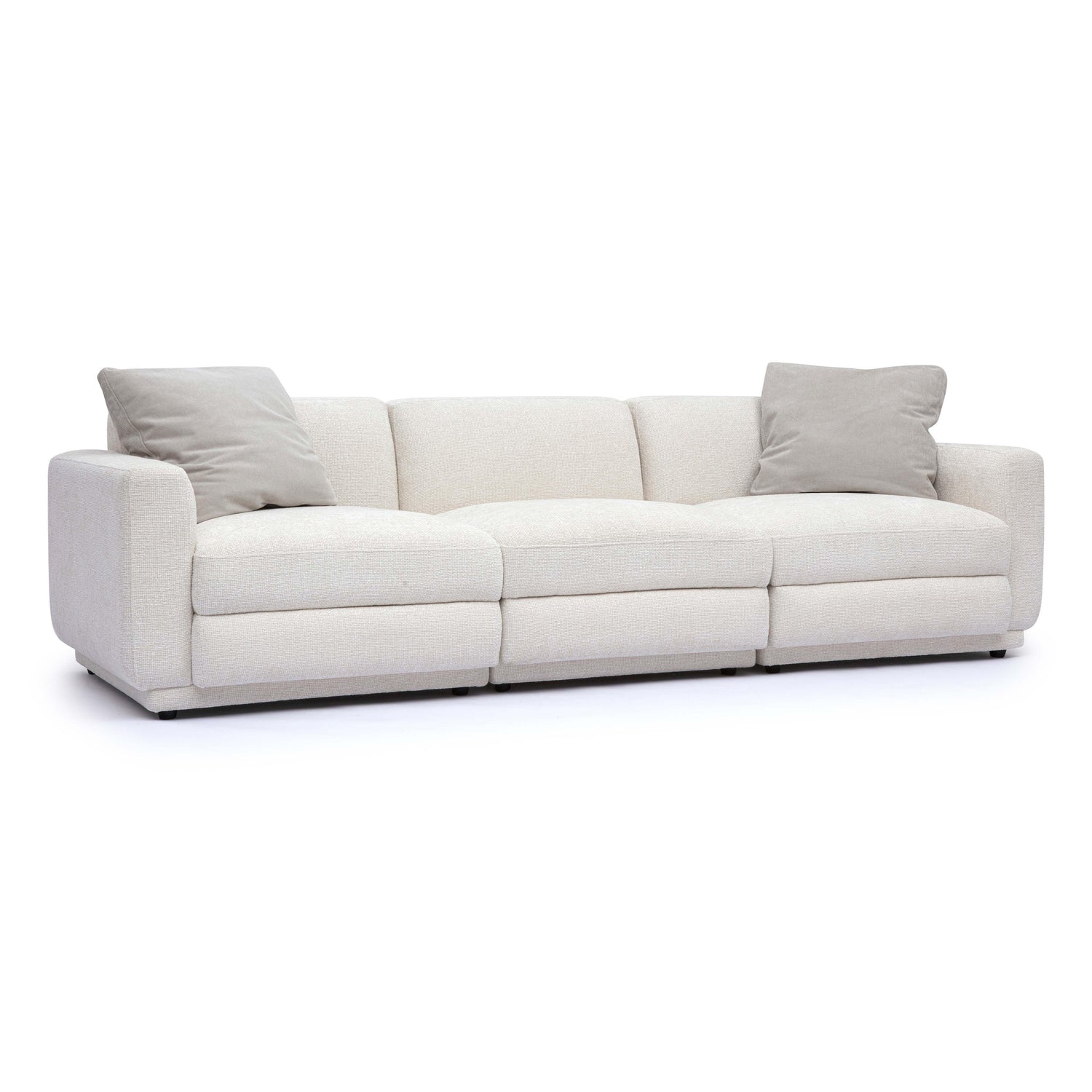 Perry Cream Chenille Modular Sofa