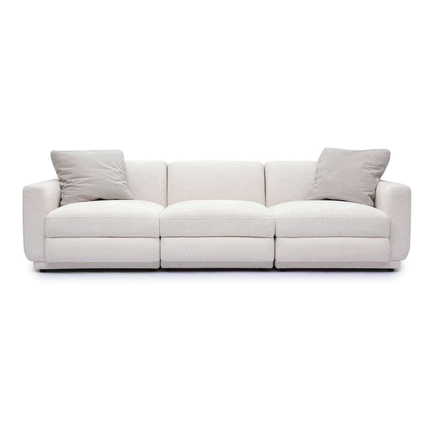 Perry Cream Chenille Modular Sofa