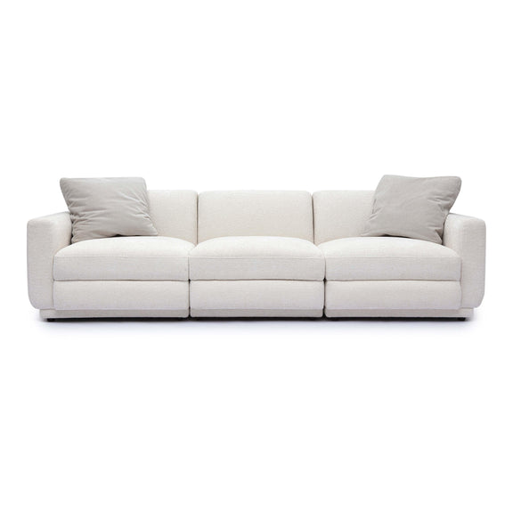 Perry Cream Chenille Modular Sofa