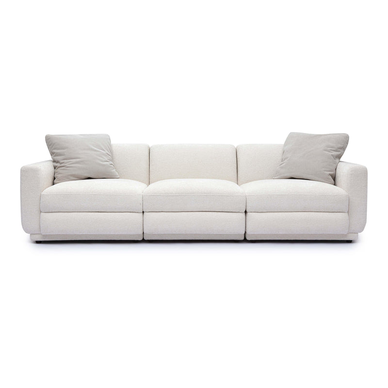 Perry Cream Chenille Modular Sofa