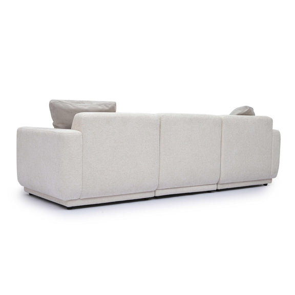 Perry Cream Chenille Modular Sofa