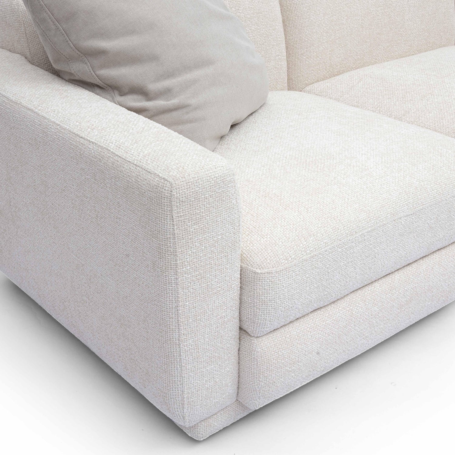 Perry Cream Chenille Modular Sofa