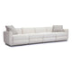 Perry Cream Chenille Modular Long Sofa