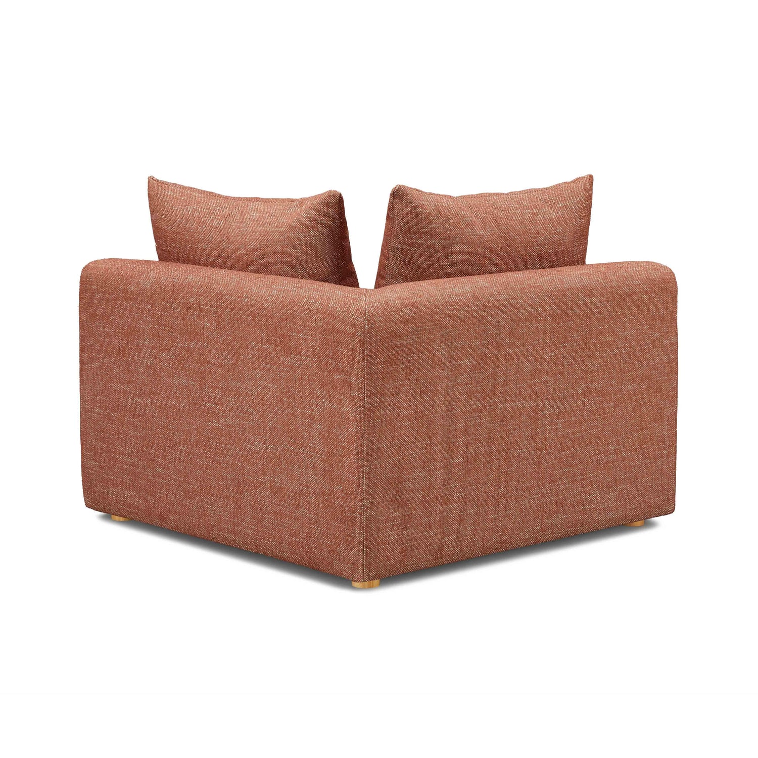 Hangover Sedona Red Textured Fabric Modular Corner Chair