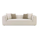 Tristine 96" Cream Contract-Grade Linen Sofa