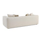 Tristine 96" Cream Contract-Grade Linen Sofa