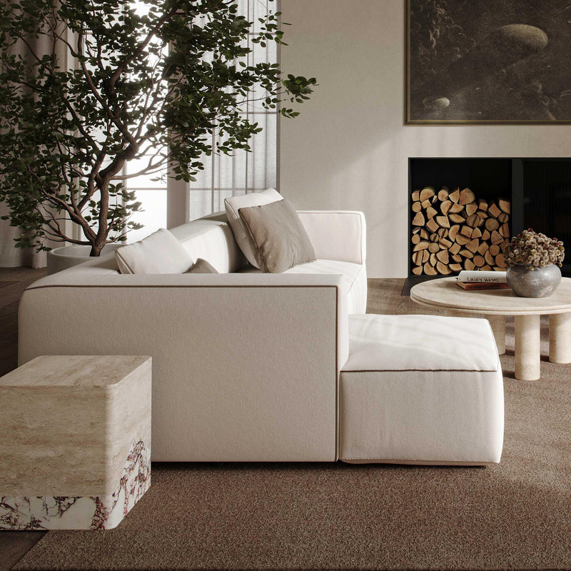 Tristine Cream Linen LAF Sectional