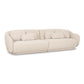 Misty Cream Boucle Modular 4-Seater Sofa