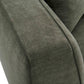 Tristine 96" Olive Green Upcycled Performance Basketweave Sofa