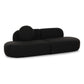 Broohah Black Boucle Sofa