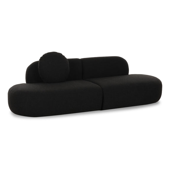 Broohah Black Boucle Sofa