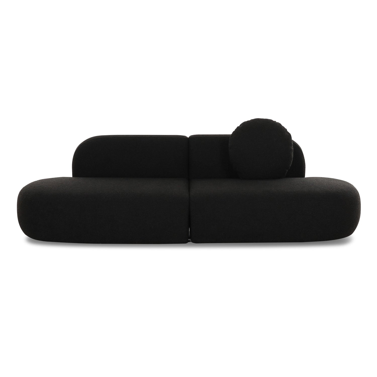 Broohah Black Boucle Sofa