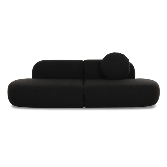 Broohah Black Boucle Sofa