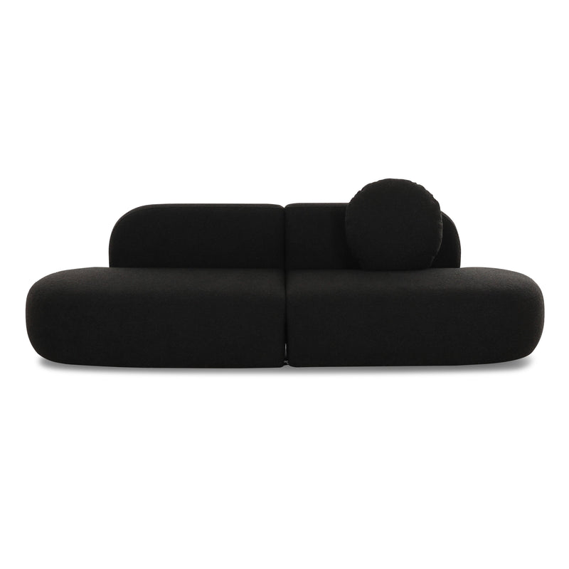 Broohah Black Boucle Sofa