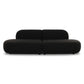 Broohah Black Boucle Sofa