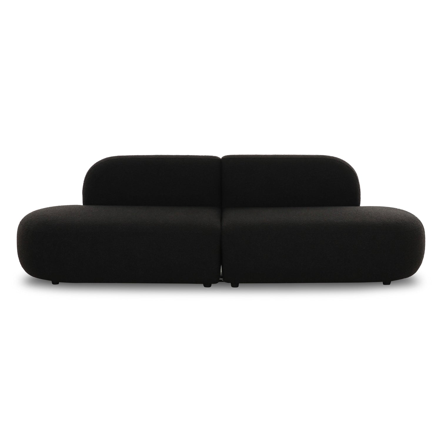 Broohah Black Boucle Sofa