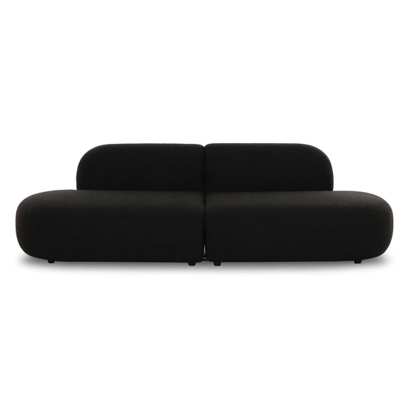 Broohah Black Boucle Sofa
