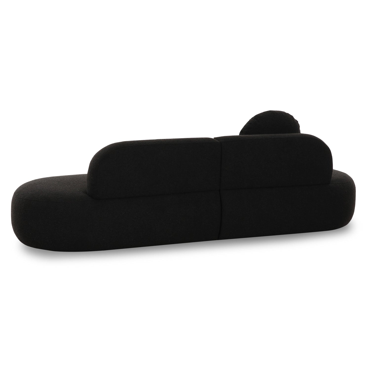 Broohah Black Boucle Sofa