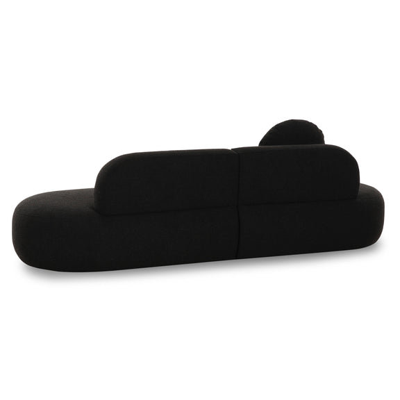 Broohah Black Boucle Sofa