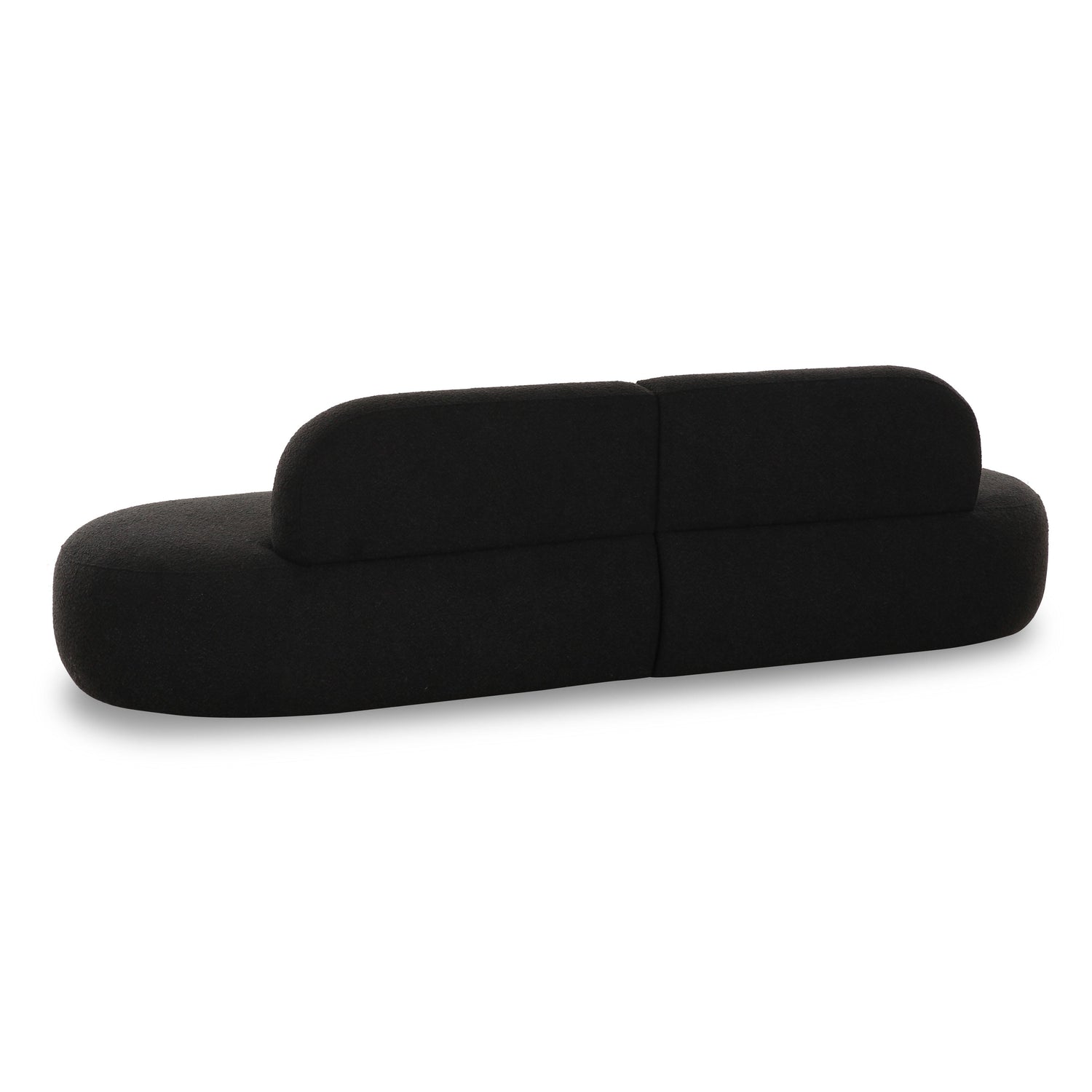 Broohah Black Boucle Sofa