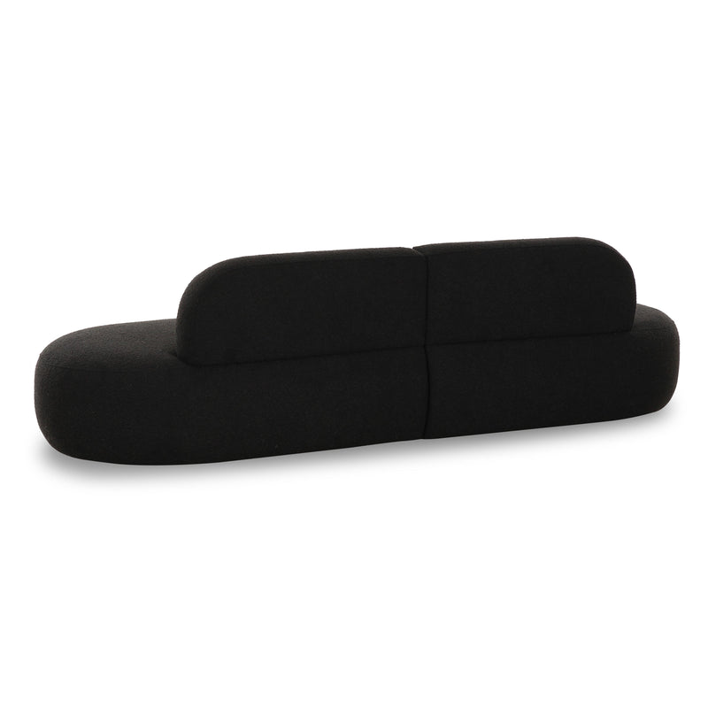 Broohah Black Boucle Sofa
