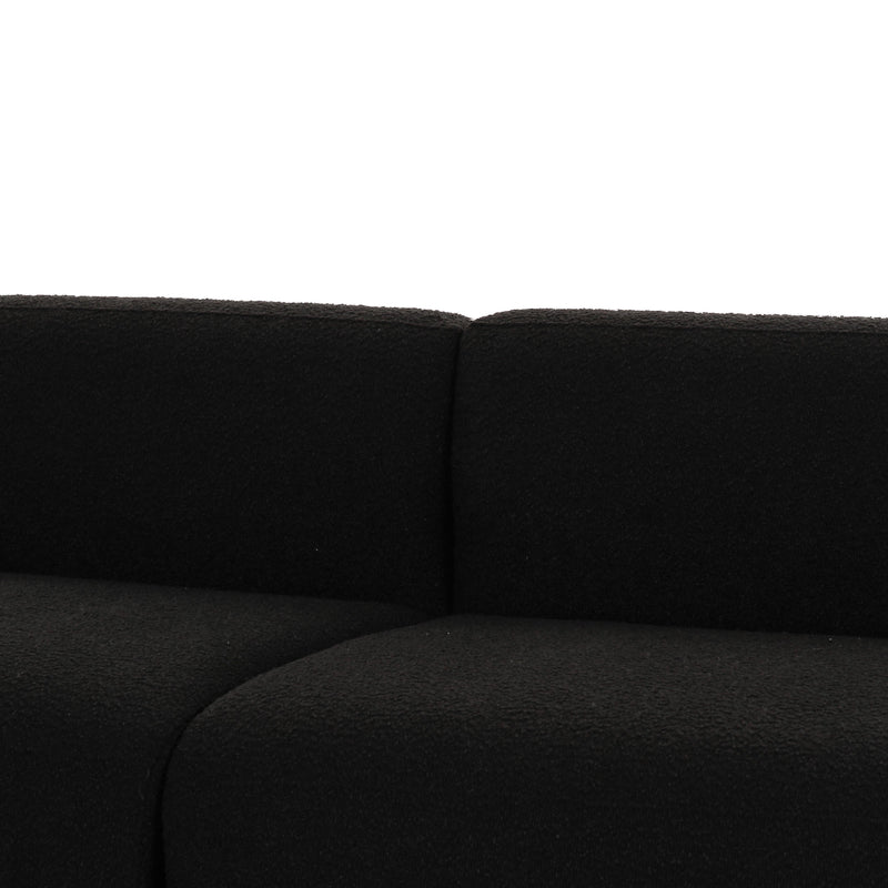 Broohah Black Boucle Sofa