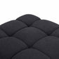 Calliope Black Vegan Shearling Modular Sofa