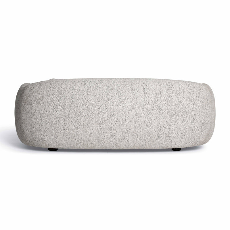 Judy 80" Black and White Woven Performance Fabric Sofa