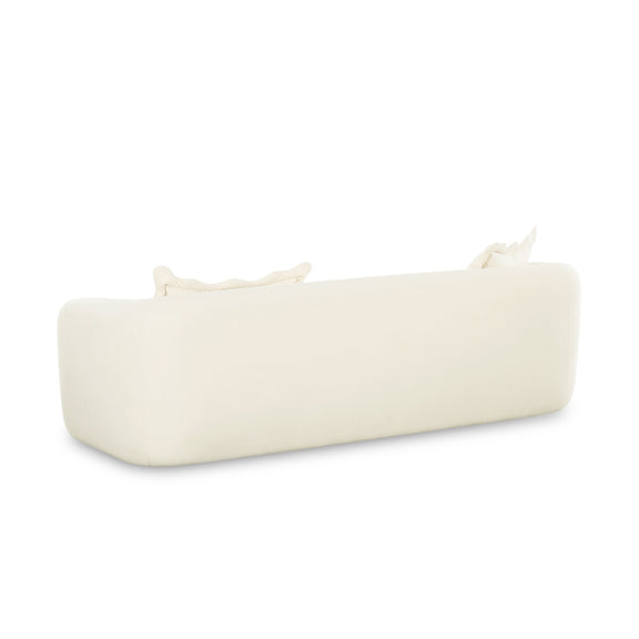 Lou 91" Performance Velvet Sofa - Cream