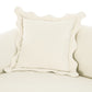 Lou 91" Performance Velvet Sofa - Cream