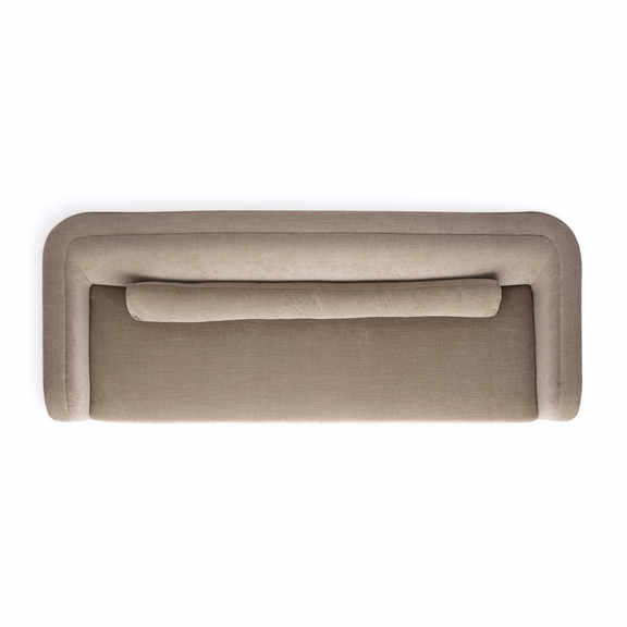 Camille 99" Sofa - Stone